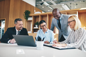 A group of attorneys helping their clients with digital asset planning