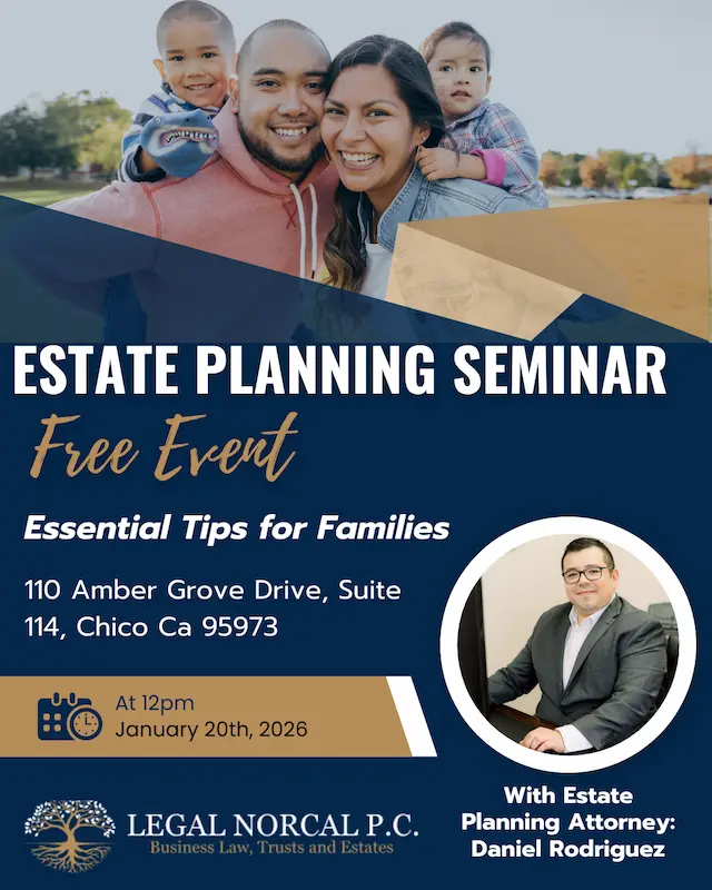 Legal Norcal Estate planning Event February 3